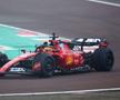 Lewis Hamilton, pentru prima dată la volanul unui Ferrari! Imagini spectaculoase: s-au urcat pe deal și au scos binoclurile pentru a urmări un debut istoric