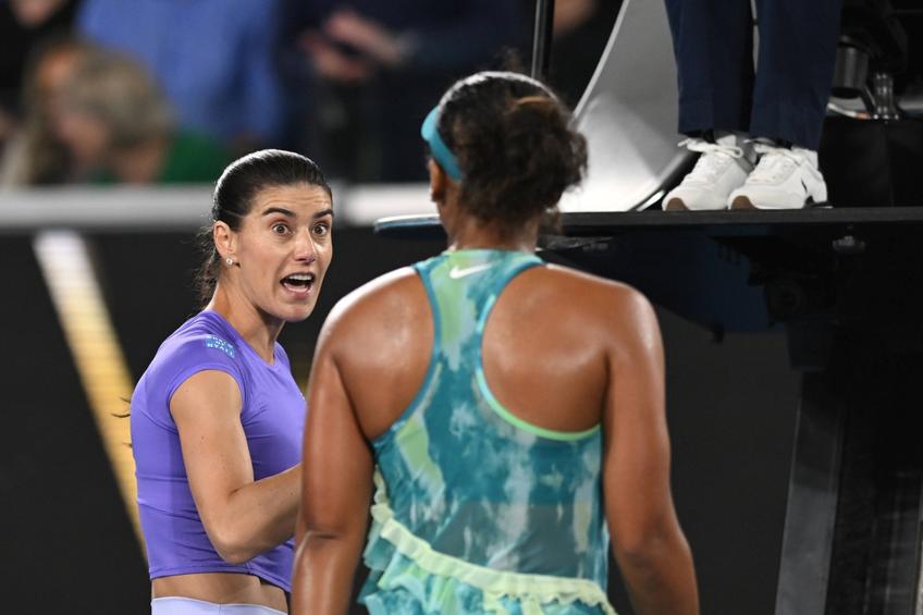 Sorana Cîrstea și Naomi Osaka la fileu FOTO Imago Images