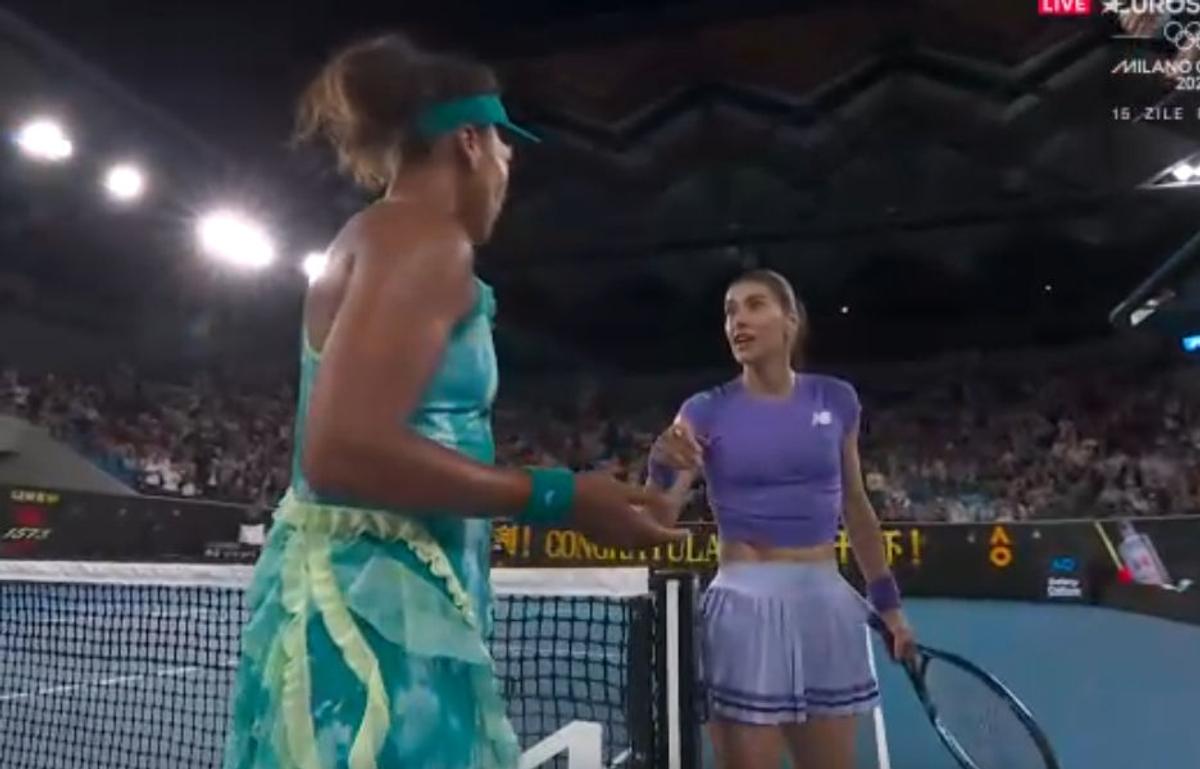 Scandal la fileu! Sorana s-a luat de Naomi Osaka, japoneza a răspuns acid: „Frate!”