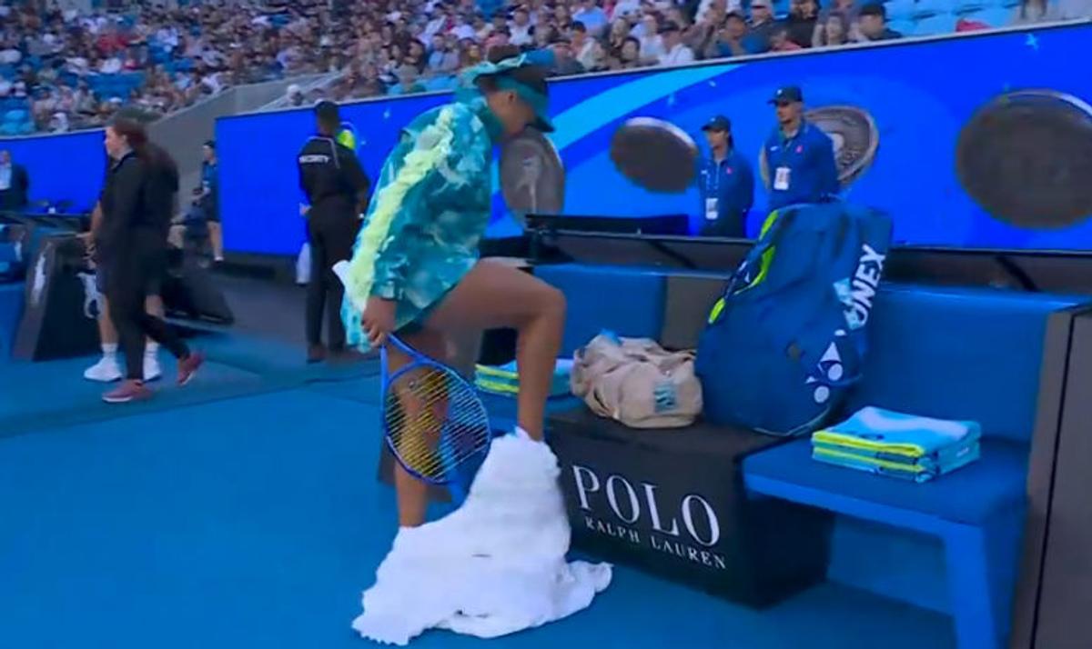 Cum a venit Naomi Osaka îmbrăcată la meciul cu Sorana Cîrstea