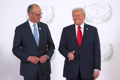Donald Trump, alături de cancelarul Germaniei // foto: Guliver/gettyimages