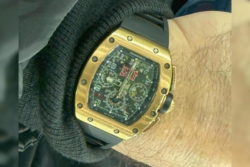 La mâna lui Mihai Stoichiță, un Richard Mille RM 011 Felipe Massa Edition