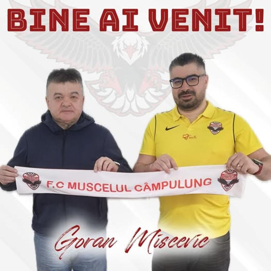 Goran Miscevic (stânga) / Foto: Facebook Numire ciudată în Liga 2! Echipa e pe marginea prăpastiei, dar a adus un antrenor străin care n-a mai activat din 2022