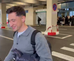 Olimpiu Moruțan a sosit în România și va semna cu Rapid. Captură: DigiSport