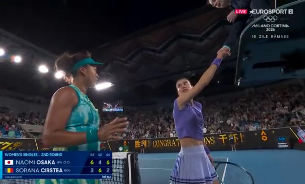 Sorana s-a luat de Naomi Osaka, japoneza a răspuns acid