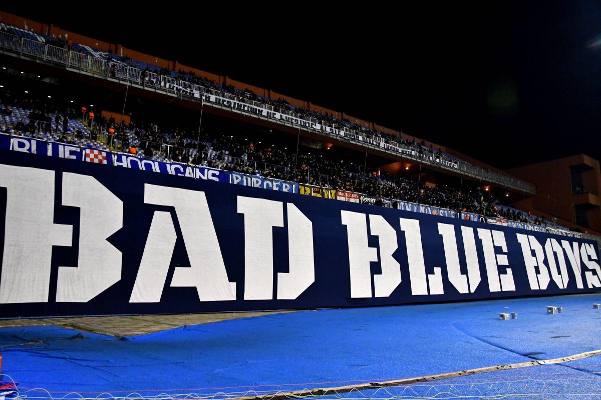 „Bad Blue Boys”, banner imens în peluza lui Dinamo Zagreb
