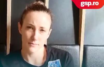 Krim Ljubljana - SCM Rm. Vâlcea // VIDEO EXCLUSIV Kristina Liscevic: „Am avut febră două nopți. Cred că mă va durea corpul în timpul meciului”