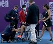 Jaqueline Cristian s-a accidentat în meciul cu Daria Kasatkina