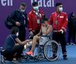 Jaqueline Cristian s-a accidentat în meciul cu Daria Kasatkina