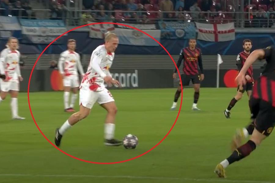 Pasa greșită a lui Schlager a provocat golul lui City / Captură Săptămâna erorilor grave în Liga Campionilor » Gafele au continuat și la meciurile de miercuri