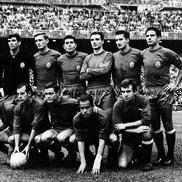 Echipa Spaniei din finala Campionatului European din 1964: Jose Angel Iribar, Feliciano Rivilla, Fernando Olivella, Isacio Calleja, Ignacio Zoco, Josep Maria Fuste, Amancio Amaro, Jesus Maria Pereda, Marcelino Martinez, Luis Suarez, Carlos Lapetra. Foto: Imago Images