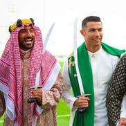 Cristiano Ronaldo, de „Founding Day” / Sursă foto: Twitter@ Al Nassr
