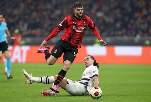 Christian Pulisic vs. Arthur Theate (foto: Guliver/Getty Images)