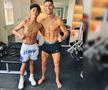 Cristiano Ronaldo, alături de fiul lui // sursă foto: Instagram @ cristiano