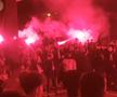 A fost „infern” în fața hotelului lui Dinamo, înaintea meciului cu CFR Cluj