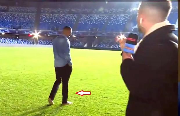 L-au surprins în direct! » Metoda ingenioasă prin care a reușit să facă aseară testul doping, la două ore după Napoli - Barcelona