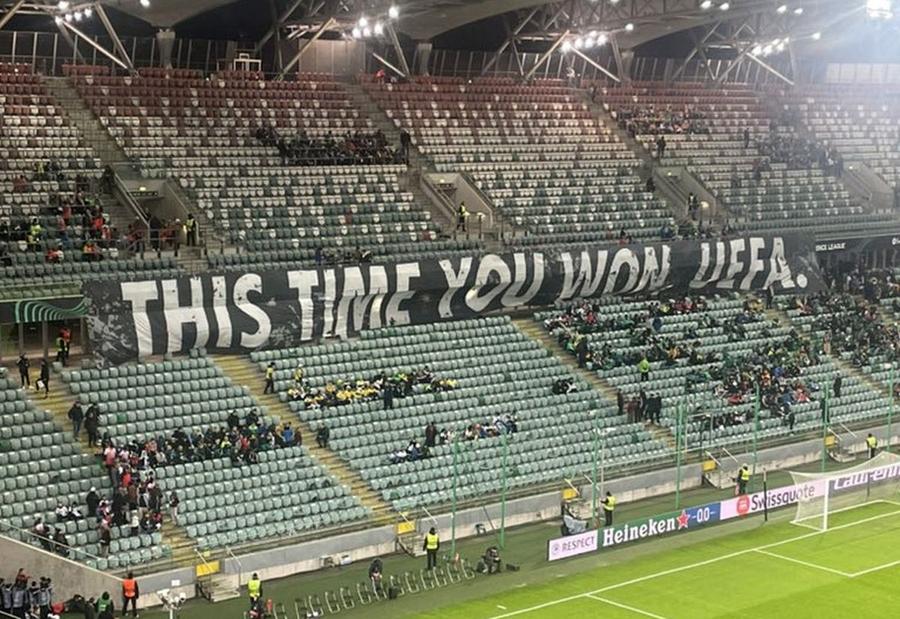 Scenografia serii în Europa: „Surpriză, nenorociților! ” » Au fentat interdicția UEFA și au râs de mai-marii fotbalului european