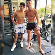 Cristiano Ronaldo, alături de fiul lui // sursă foto: Instagram @ cristiano