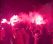 A fost „infern” în fața hotelului lui Dinamo, înaintea meciului cu CFR Cluj