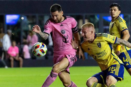 Lionel Messi, în partida Inter Miami - Real Salt Lake, foto: Imago Images