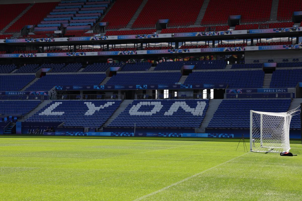 Stadionul din Lyon, locul unde FCSB va juca returul din optimile Europa League