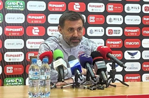 Zeljko Kopic, antrenorul lui Dinamo, la conferința de presă premergătoare derby-ului cu FCSB, foto: Carmen Dumitru