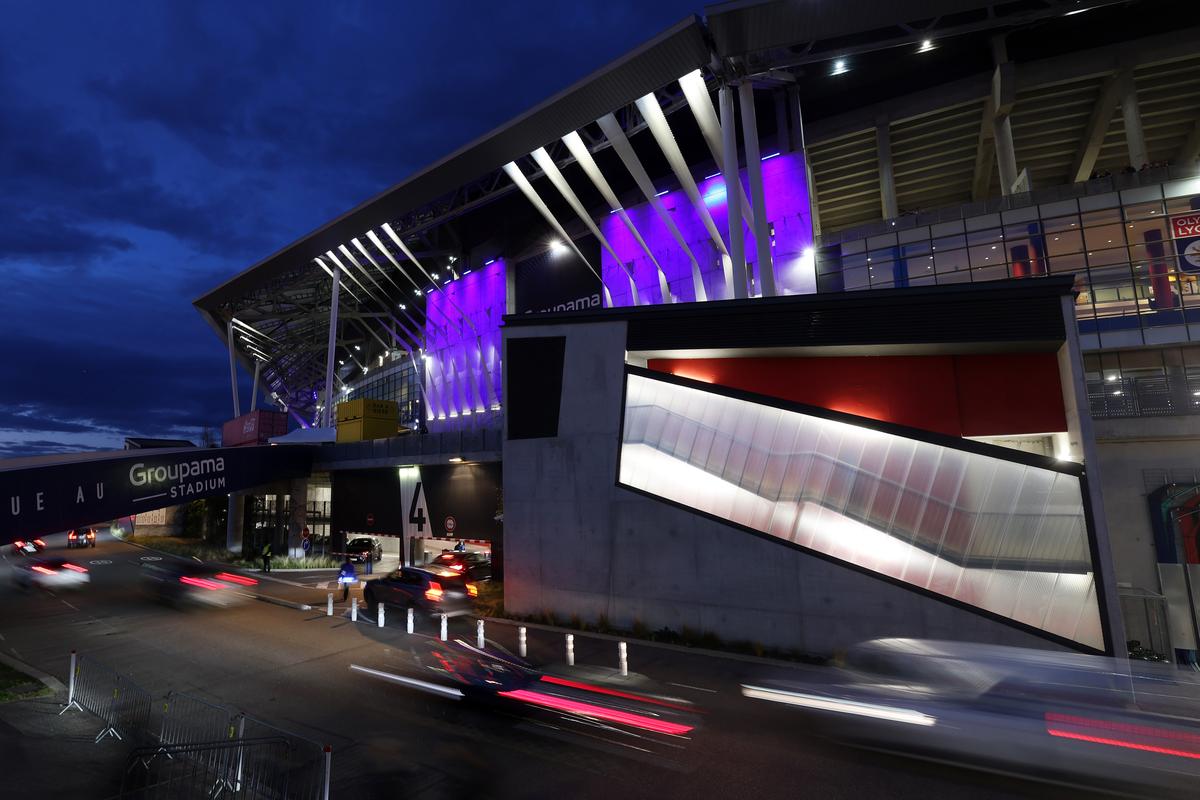 Stadionul din Lyon, locul unde FCSB va juca returul din optimile Europa League