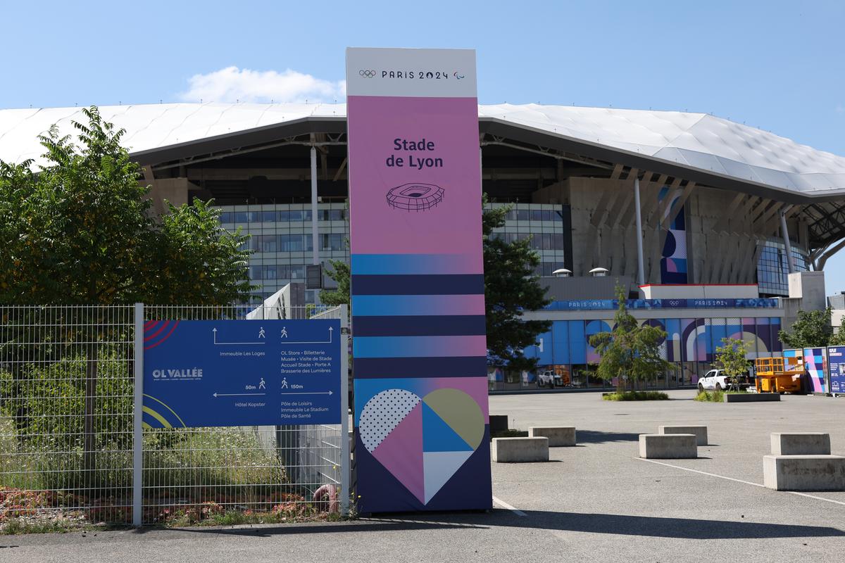 Stadionul din Lyon, locul unde FCSB va juca returul din optimile Europa League