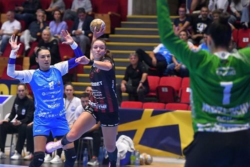 CSM București - Gloria Bistrița, în ultima etapă a grupelor din Liga Campionilor. Foto: Facebook