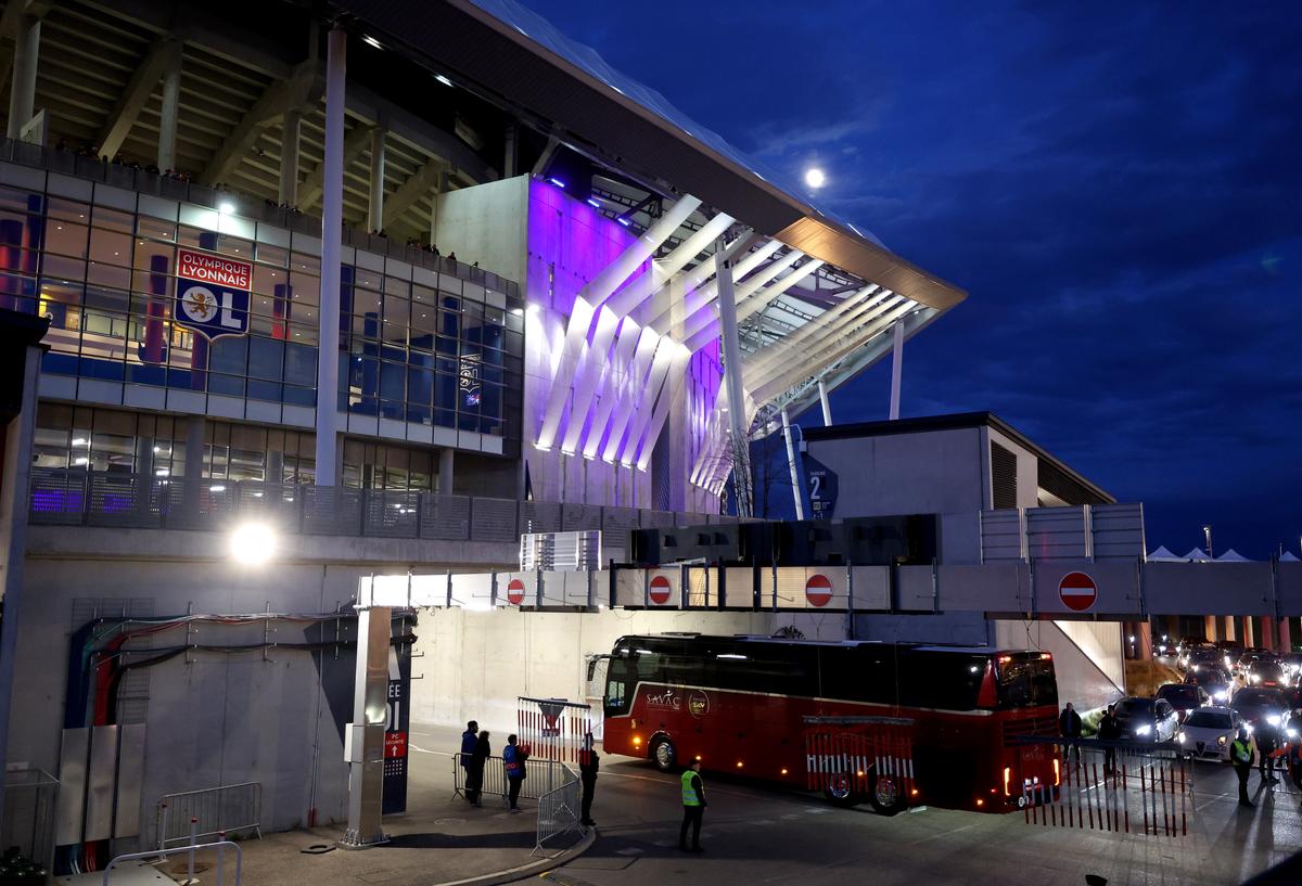 Stadionul din Lyon, locul unde FCSB va juca returul din optimile Europa League