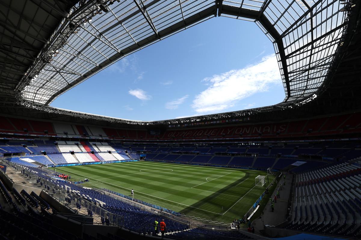 Stadionul din Lyon, locul unde FCSB va juca returul din optimile Europa League