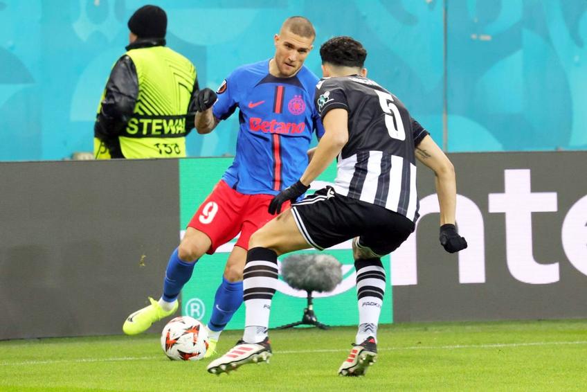 FCSB - PAOK, Daniel Bîrligea / Foto: Ionuț Iordache GSP