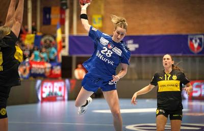 SCM Râmnicu Vâlcea a pierdut primul meci din EHF European League, dar s-a calificat în sferturi de pe primul loc