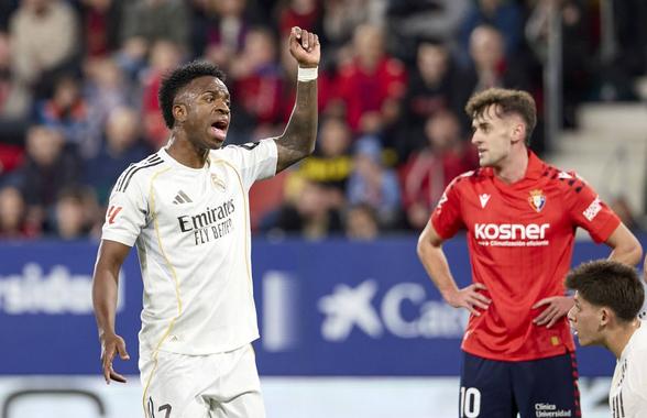 La Pamplona i s-a strigat „Mori, Vinicius!” » La Liga investighează