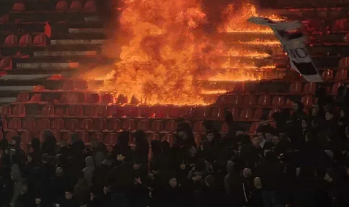 Incidente la Steaua Roșie Belgrad - Partizan 3-0
