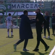 Bogdan Andone, eliminat în prima repriză din Argeș - Farul // Captură foto: Prima Sport 1