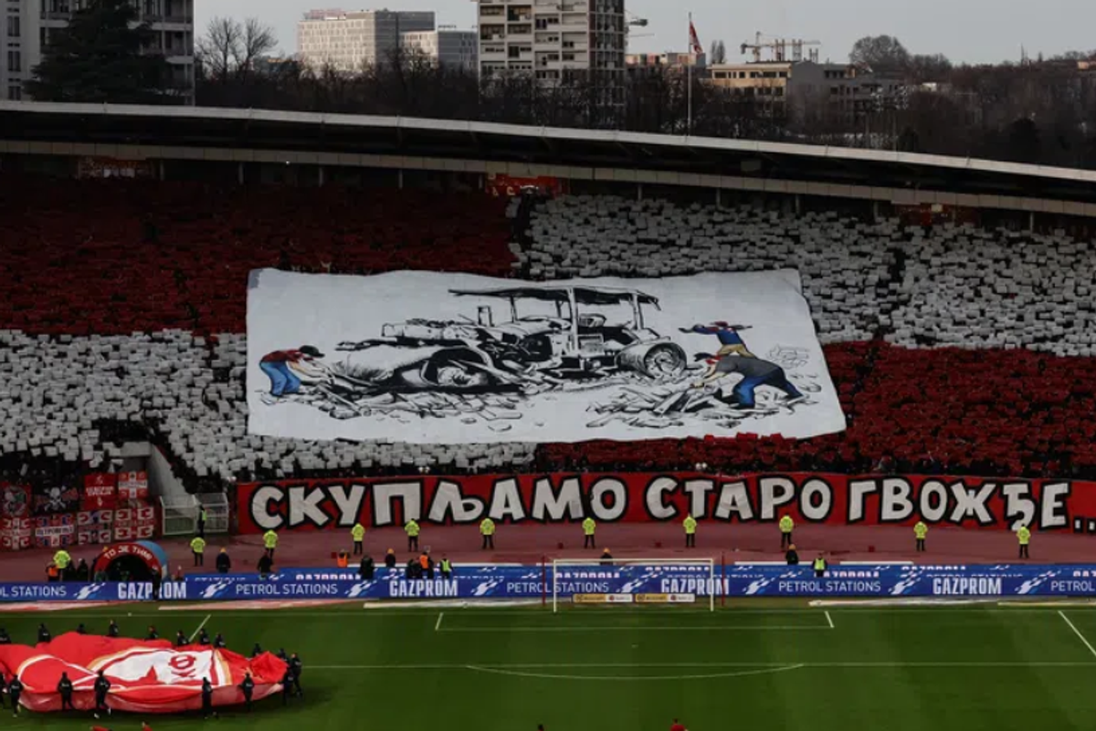Incidente la Steaua Roșie Belgrad - Partizan 3-0