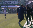 Bogdan Andone, eliminat în prima repriză din Argeș - Farul // Captură foto: Prima Sport 1