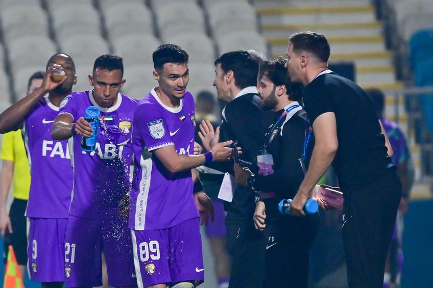 Adrian Șut a marcat în Bani Yas - Al Ain / Foto: Twitter