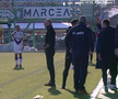 Bogdan Andone, eliminat în prima repriză din Argeș - Farul // Captură foto: Prima Sport 1
