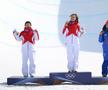 Eileen Gu alături de Li Fanghui și Zoe Atkin  Eillen Gu FOTO Guliver/GettyImages