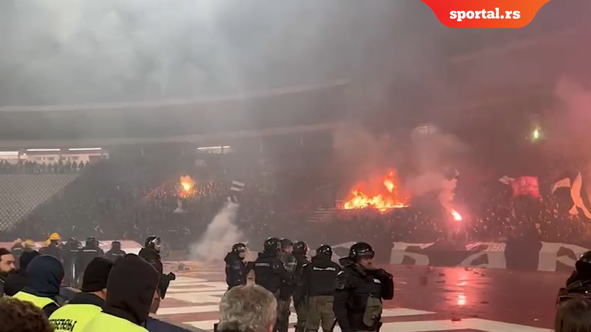 Incidente la Steaua Roșie Belgrad - Partizan 3-0