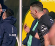 Bogdan Andone, eliminat în prima repriză din Argeș - Farul // Captură foto: Prima Sport 1