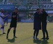Bogdan Andone, eliminat în prima repriză din Argeș - Farul // Captură foto: Prima Sport 1