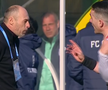Bogdan Andone, eliminat în prima repriză din Argeș - Farul // Captură foto: Prima Sport 1