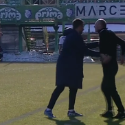 Bogdan Andone, eliminat în prima repriză din Argeș - Farul // Captură foto: Prima Sport 1