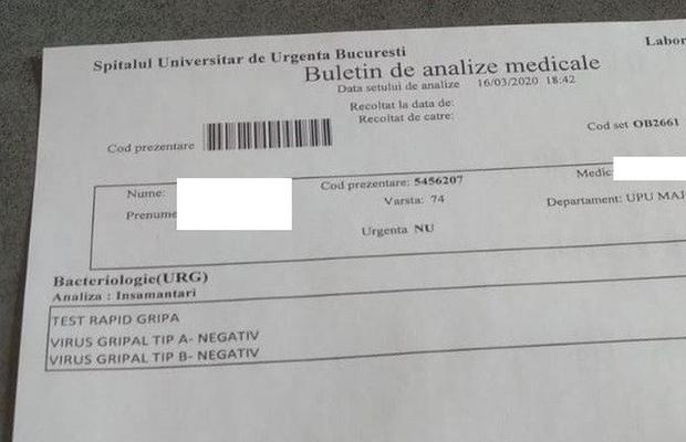 CORONAVIRUS / Libertatea » Al doilea pacient din România mort din cauza COVID-19 fusese testat luni doar de gripă