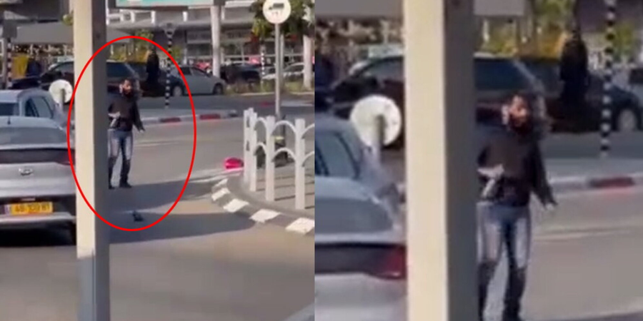 Imagine surprinsă cu teroristul din Israel Alarmă pentru naționala României: atentat în Israel înainte de amical! Un partizan ISIS a omorât 4 persoane