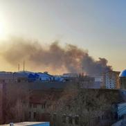 Un incendiu puternic a avut loc marți după-amiază, la un centru comercial din sectorul 5 al Capitalei.
