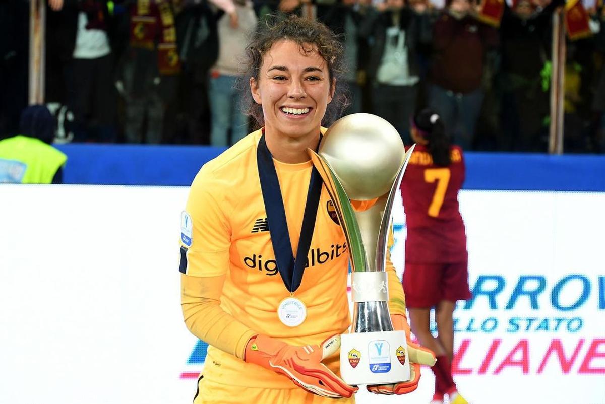 Camelia Ceasar, portarul român de la AS Roma
